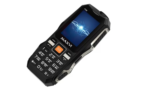 Мобильный телефон MAXVI P100 Black (Черный) фото
