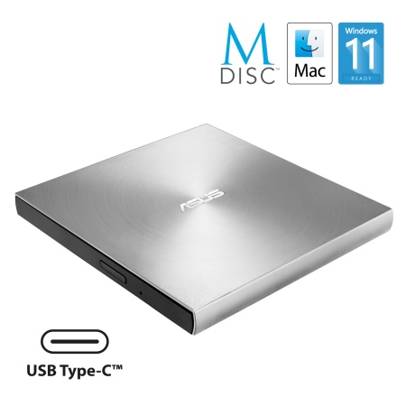 Привод DVD+/-RW ASUS ZenDrive U8M SDRW-08U8M-U/SIL/G/AS серебристый  фото