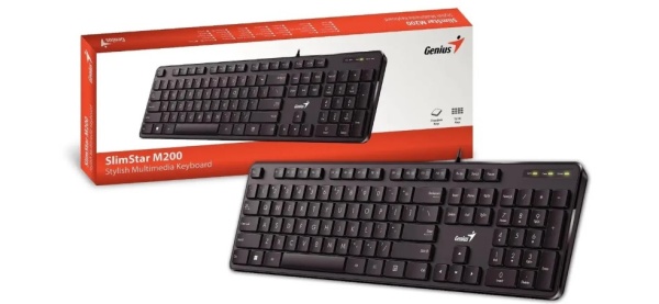 Клавиатура Genius SlimStar M200 Black USB фото