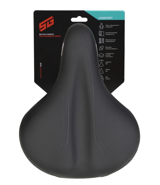 Седло STG 7200, 259x199 мм, черный фото