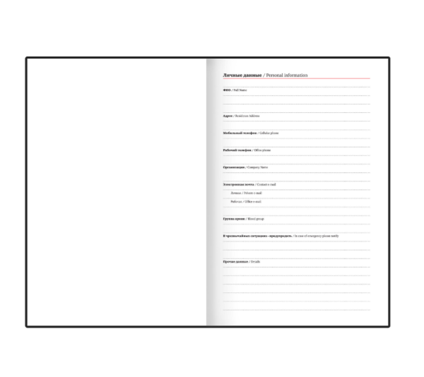 Ежедневник недатированный с резинкой А5 145х203мм, BRAUBERG, твердый, 128л, Forest, 116287 фото