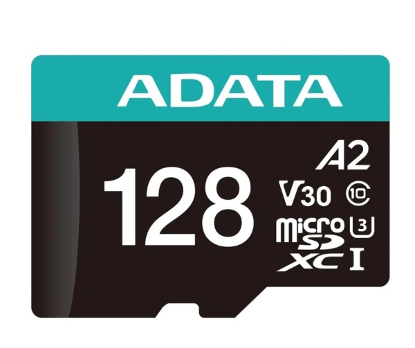 Карта памяти MicroSD 128GB A-Data  Premier Pro (AUSDX128GUI3V30SA2-RA1) + adapter фото