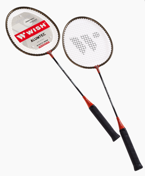 Набор для бадминтона WISH Classic 316 (2 ракетки), оранжевый 1/25 фото