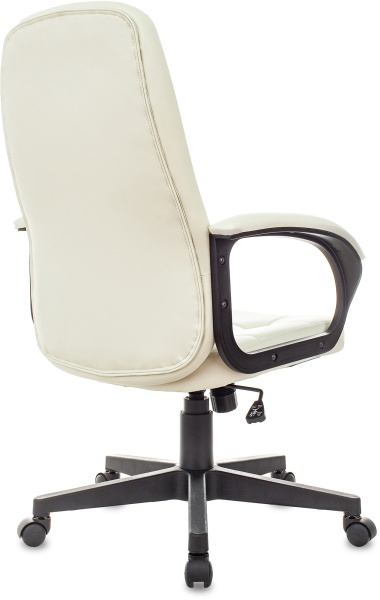 Кресло руководителя Бюрократ CH 002 слоновая кость OR-10 эко.кожа крестов. пластик CH 002 IVORY  фото