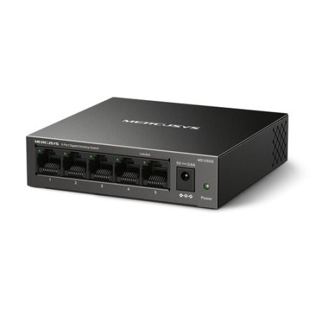 Коммутатор Mercusys MS105GS 5x1Гбит/с неуправляемый фото