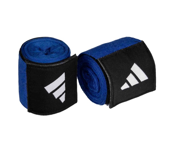 Бинты боксерские эластичные Adidas Boxing IBA Pro Hand Wrap синие (длина 3.5 м) фото