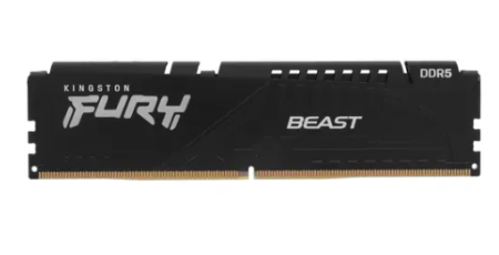 Оперативная память DDR5 16Gb (PC5-48000) 6000MHz Kingston Fury Beast Black KF560C40BB-16 фото