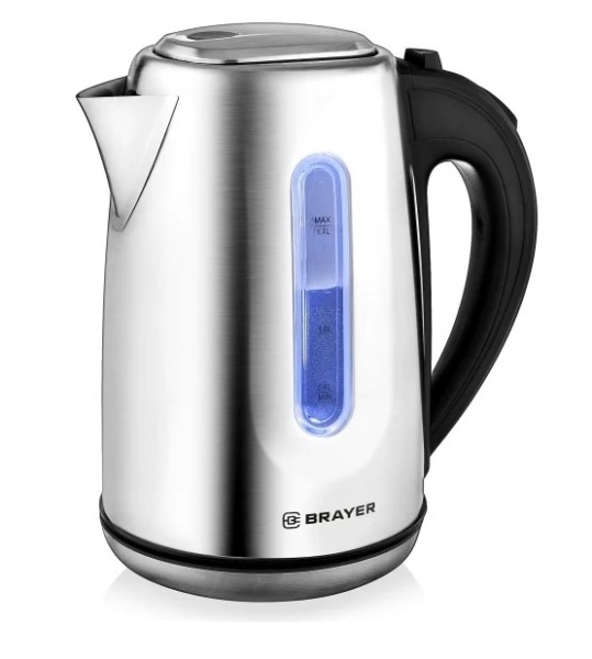 Чайник BRAYER BR1014 нерж. сталь фото