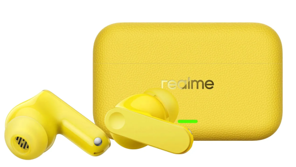Беспроводные bluetooth наушники Realme Buds T500 Pro Yellow    Желтый фото