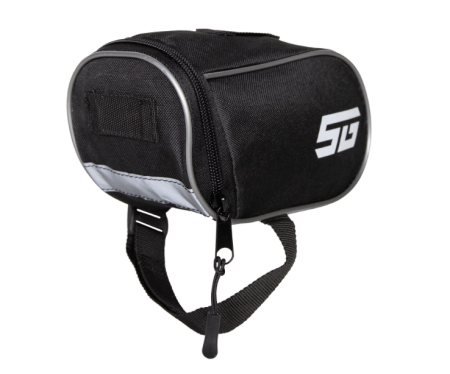Велосумка под седло STG, модель FB-004, размер 18х9х9 см, черный/серый Х113125 фото