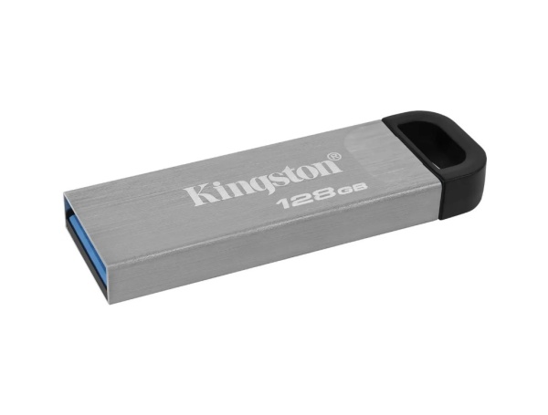 USB флеш-накопитель 128GB Kingston DataTraveler Kyson DTKN/128GB USB3.2 серебристый/черный фото