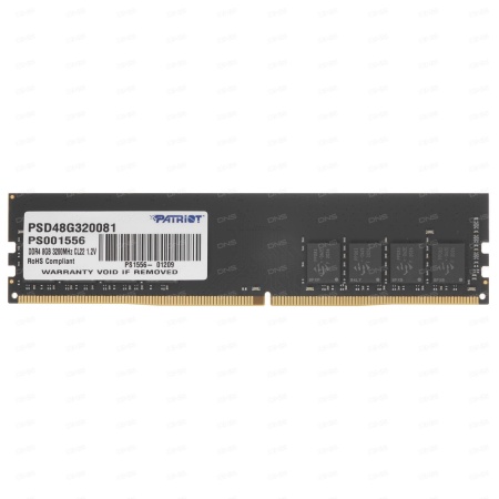 Оперативная память DDR4 8GB  3200MHz Patriot PSD48G320081 фото