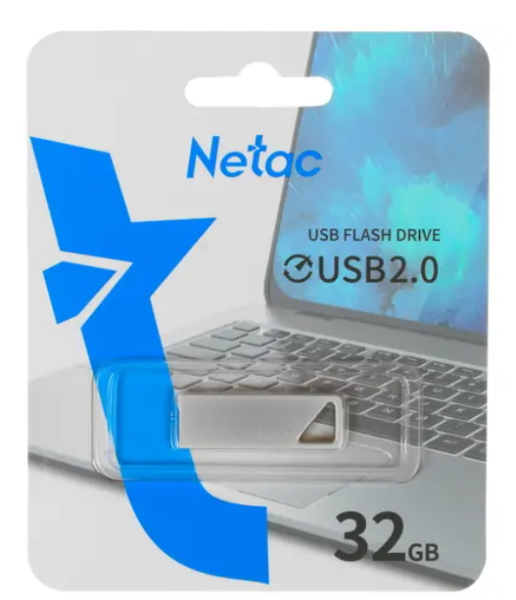 USB флеш-накопитель 32GB Netac U326 серебро USB 2.0 NT03U326N-032G-20PN фото