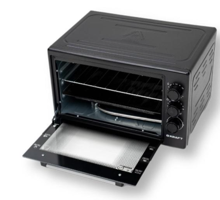 Электрическая печь KRAFT KF-MO 3200 BL черный фото