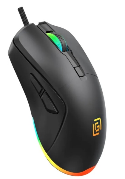 Мышь Oklick 750G черный оптическая (7200dpi) USB игровая (5but) фото
