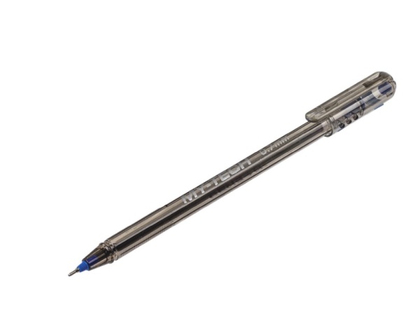 Ручка шариковая масляная PENSAN "My-Tech", СИНЯЯ, игольчатый узел 0,7 мм, линия письма 0,35 мм, 224 фото