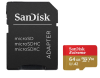 Карта памяти MicroSD 64GB Sandisk Extreme A2 V30 (SDSQXA2-064G-GN6MA) фото