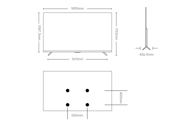 Телевизор QLED Xiaomi 85" Mi TV MAX 85 2025 Ultra HD 120Hz черный купить ЦИТ Телевизор QLED Xiaomi 85" Mi TV MAX 85 2025 Ultra HD 120Hz черный фото