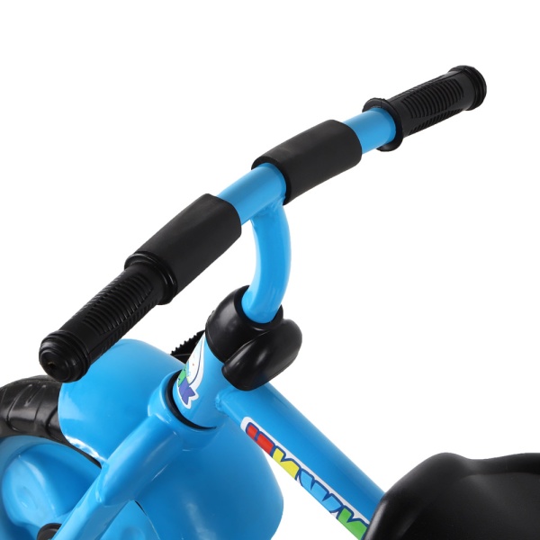 (м) Велосипед детский 3х колесный CH-B3-08MX Чижик, голубой, колеса пластик 10/8 фото