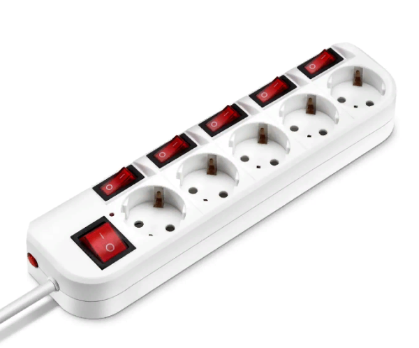 Сетевой фильтр Buro 500SH-3-SW-W 3м (5 розеток) белый фото