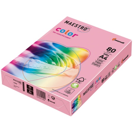 Бумага "Maestro Color pale" А3 80гр 500л роз.флам фото