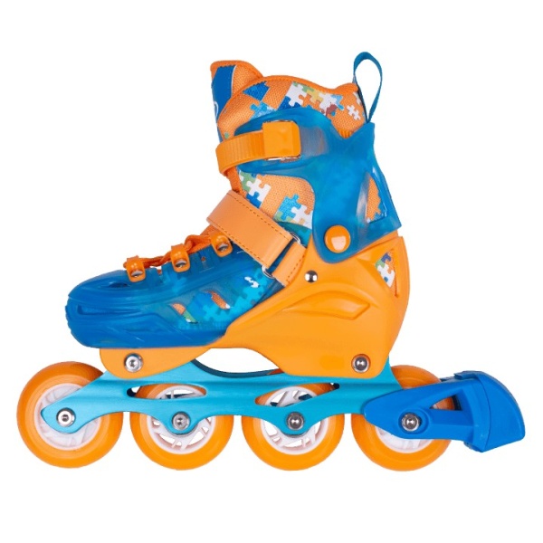 Роликовый коньки Tech Team Freestyler р.32-35 (M) оранжевый фото