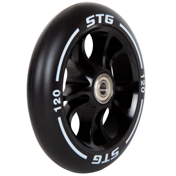 Колесо для трюкового самоката STG PU 120mm с алюминиевым ободом 1шт Х105170 фото