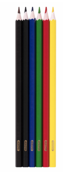 Карандаши цветные ПИФАГОР ЭКО "КЛАССИК", 6 цветов, шестигранные, 182047 фото