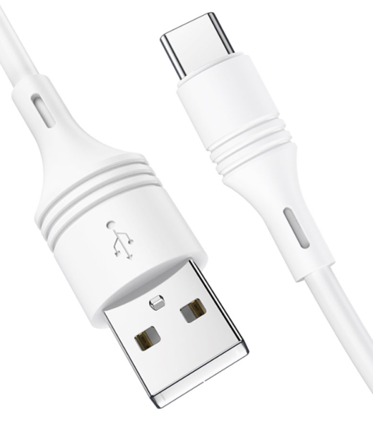 Кабель USB - Type-C Borofone BX43 CoolJoy, 1.0м, круглый, 3.0A,белый купить ЦИТ Кабель USB - Type-C Borofone BX43 CoolJoy, 1.0м, круглый, 3.0A,белый фото