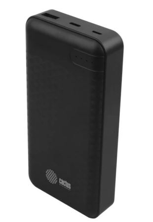 Мобильный аккумулятор Cactus CS-PBFSET-20000 20000mAh 2.1A черный  фото