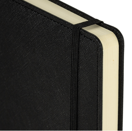 Ежедневник недатированный А5 138х213мм BRAUBERG Base, под кожу, 160л, черный, 116255 фото