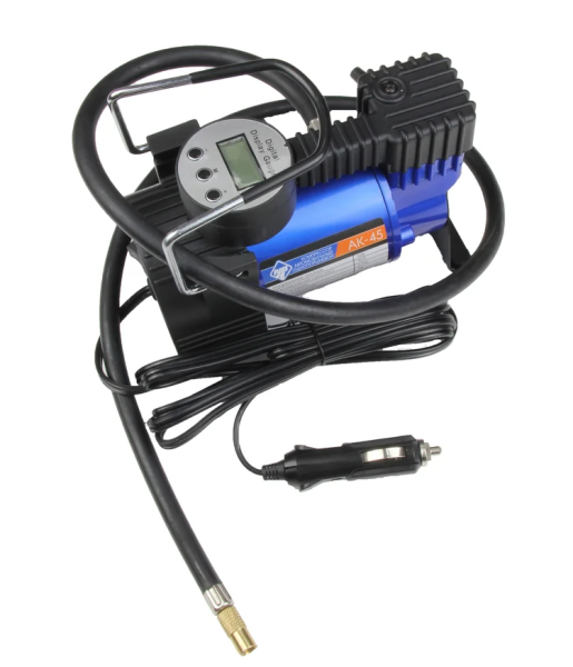 Авто-компрессор воздушный NOVA BRIGHT АК-45 металлический корпус, пластиковый кейс 36449 фото