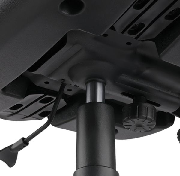 Кресло оператора Helmi HL-M30 "Престиж", ткань синяя с черным фото