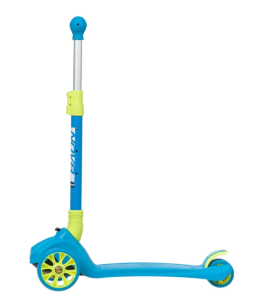 Самокат-кикборд NOVATRACK 120PROB.RAINBOW.BL20 складной механизм на руле, широкие свет.колеса PU пер купить ЦИТ Самокат-кикборд NOVATRACK 120PROB.RAINBOW.BL20 складной механизм на руле, широкие свет.колеса PU пер фото