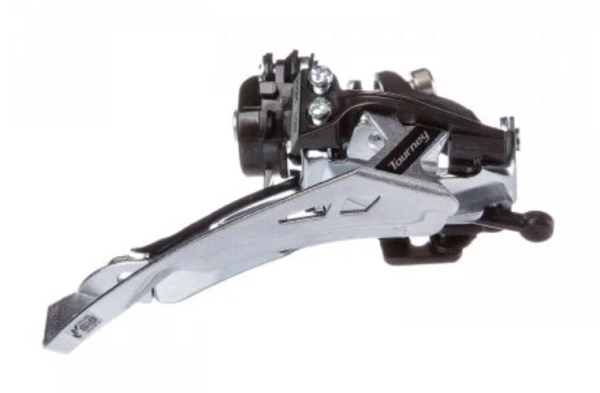 Переключатель скоростей передний Shimano, FD-TY700-TS6, TOURNEY,нижн хомут, DUAL-PULL,FOR REAR 7/8-S фото