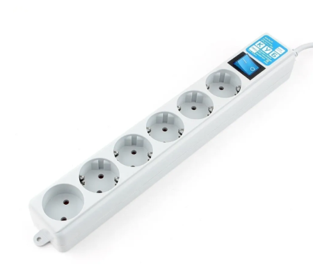 Сетевой фильтр «КУБ» ПРО SPL(5+1)-16B-P-5М фото