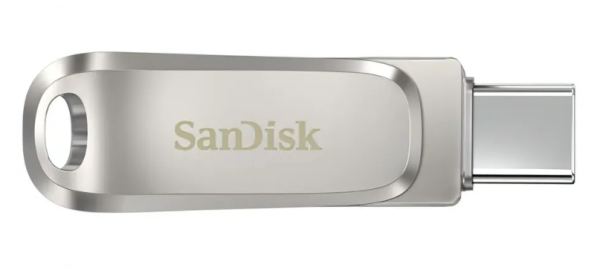 USB флеш-накопитель Sandisk Ultra Dual Drive Luxe 32ГБ, USB3.1, серебристый [sdddc4-032g-g46] фото