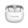 Беспроводные bluetooth наушники Canyon TWS-5 (DF1CNSTWS5W) Белый фото