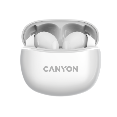 Беспроводные bluetooth наушники Canyon TWS-5 (DF1CNSTWS5W) Белый фото