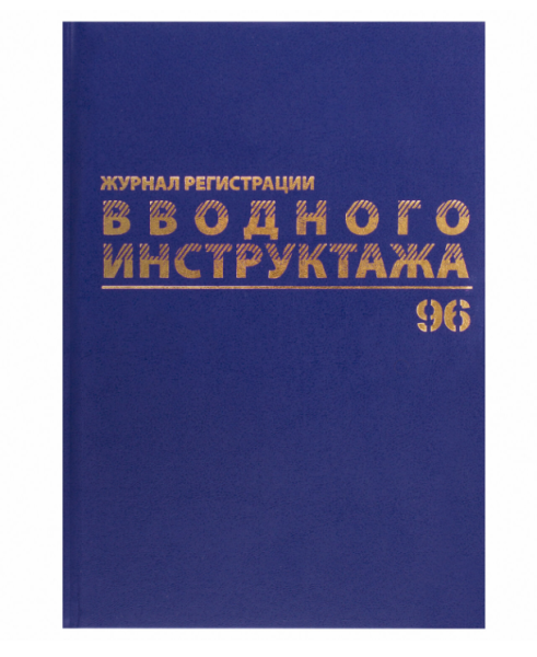 Журнал регистрации вводного инструктажа, 96 л., А4 200х290 мм, бумвинил, офсет BRAUBERG, 130258 фото