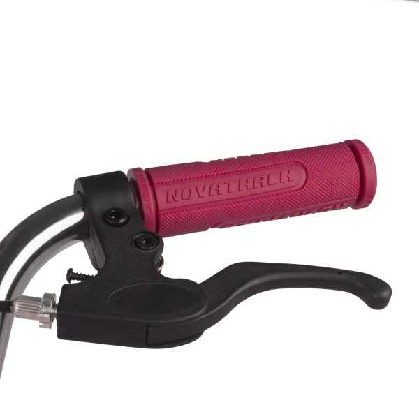 (м) Велосипед детский NOVATRACK 16"165ANOVARA.PN22 алюм., розовый, пер.руч., зад.нож. тормоз, коротк фото