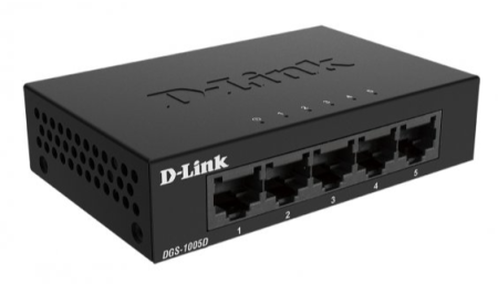 D-Link 10/100/1000mbps 5-port DGS-1005D фото