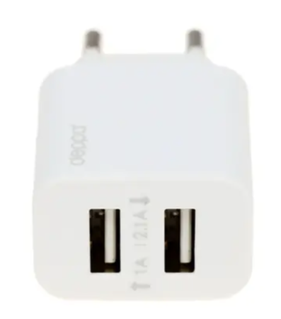 Сетевое зарядное устройство Deppa Ultra 2 USB 2.1A, белый, (11307) фото