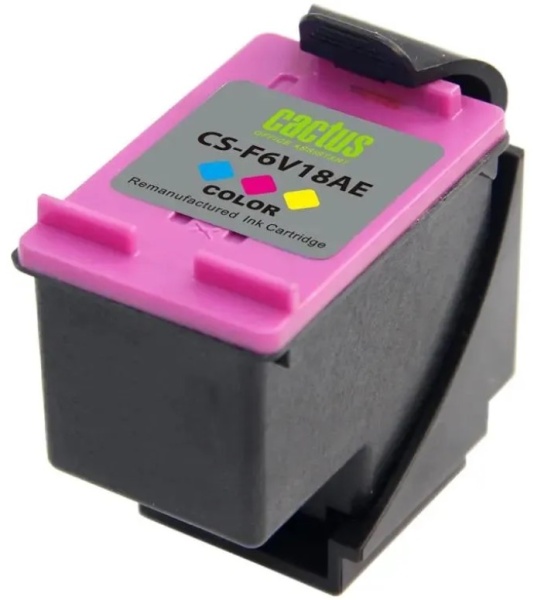 Картридж струйный Cactus CS-F6V18AE 123XL многоцветный (330стр.) (18мл) для HP DeskJet 1110/1111/111 фото