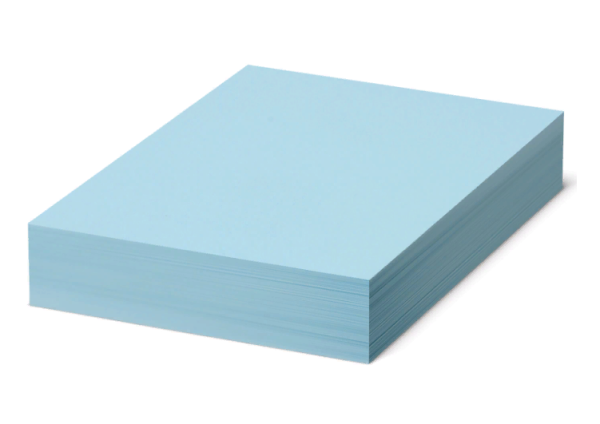 Бумага цветная BRAUBERG, А4, 80 г/м2, 500 л., пастель, голубая, для офисной техники, 115218 фото