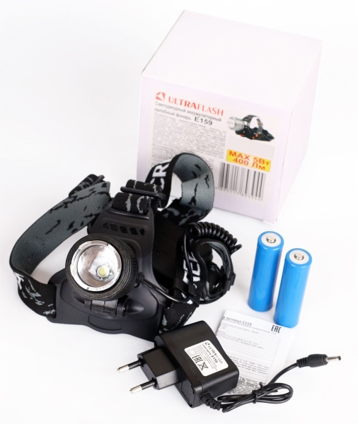 Фонарь налобный ULTRAFLASH E159 фото