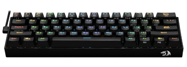 Клавиатура Redragon Draconic RGB bluetooth 5.0 Black фото