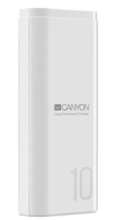 Внешний аккумулятор CANYON PB-103 10000Mah Белый (LY2CNECPB010W) фото