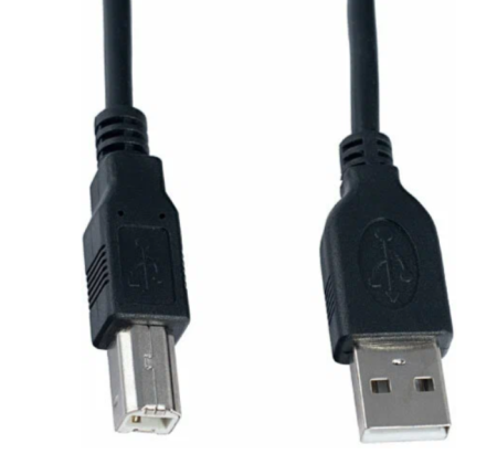 Кабель USB A - USB B 2.0 1,8м VS (U118) черный фото