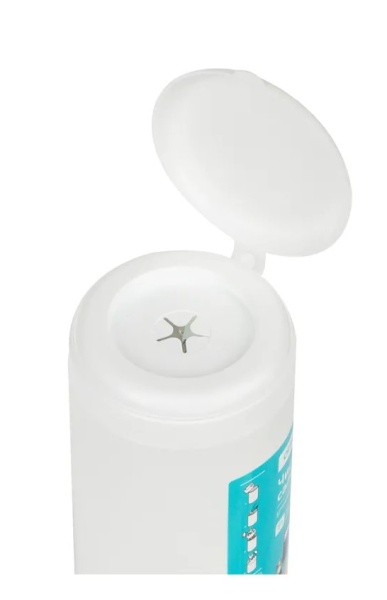 Салфетки чистящие влажные OfficeClean, универсальные, в тубе, с ароматом грейпфрута, 100шт. фото